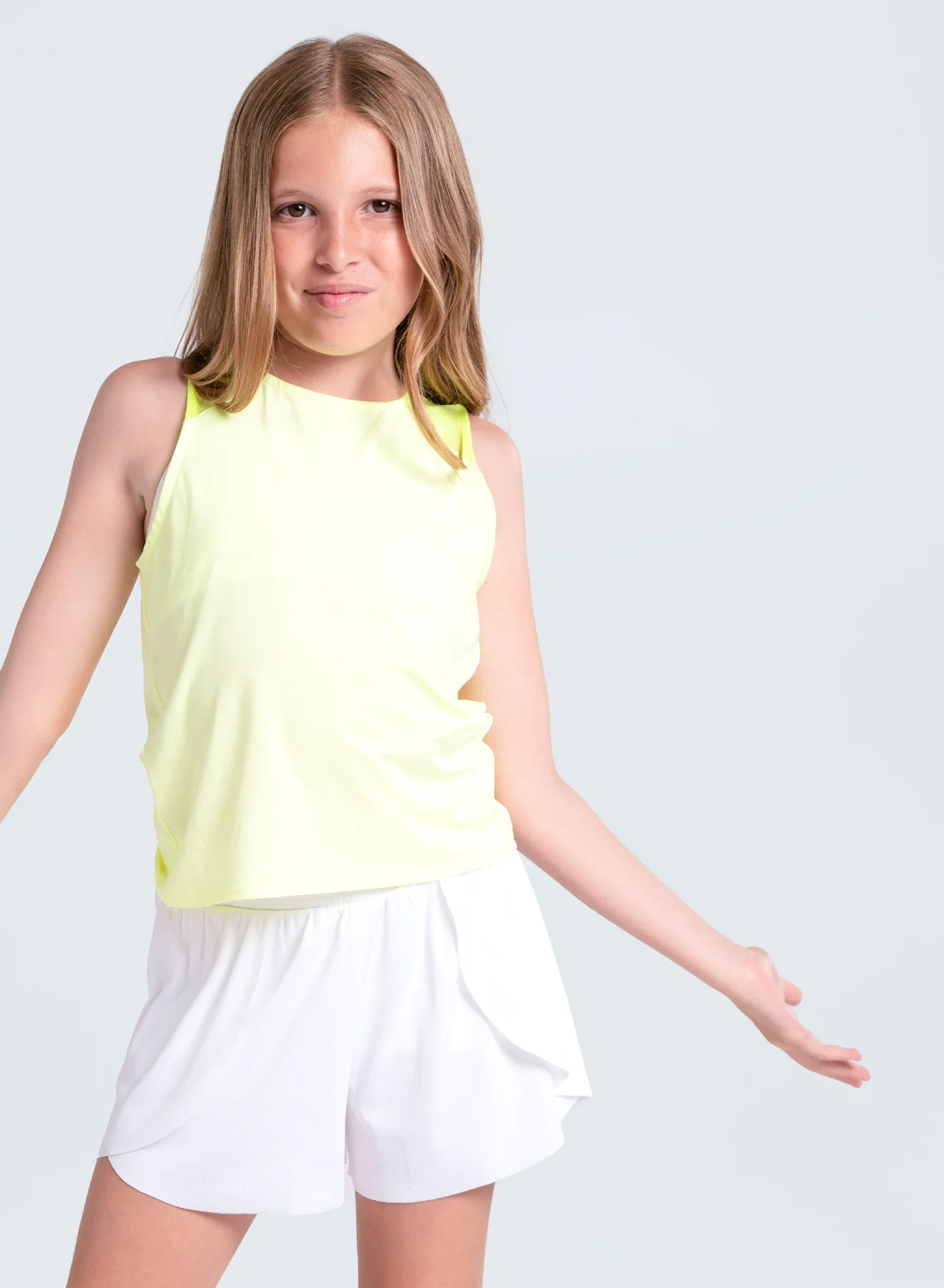 Crossover Flounce Short- Girls - Image 5
