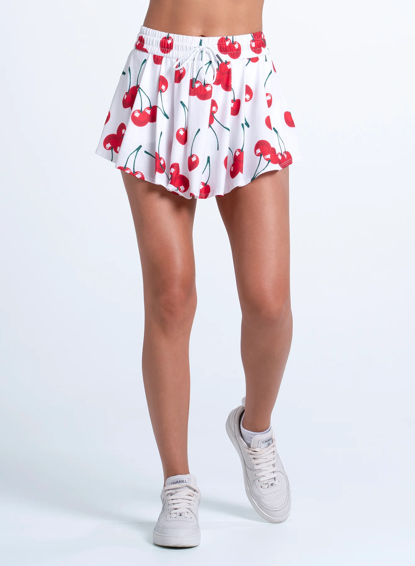 High Waist Cherries On Top Skirt