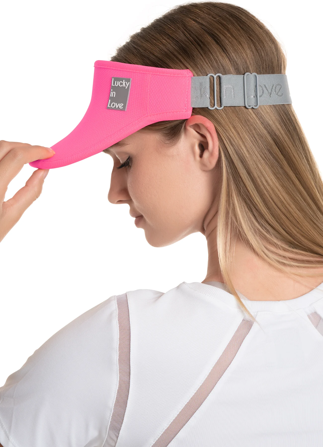 Lucky Logo Stretch Visor - Image 4