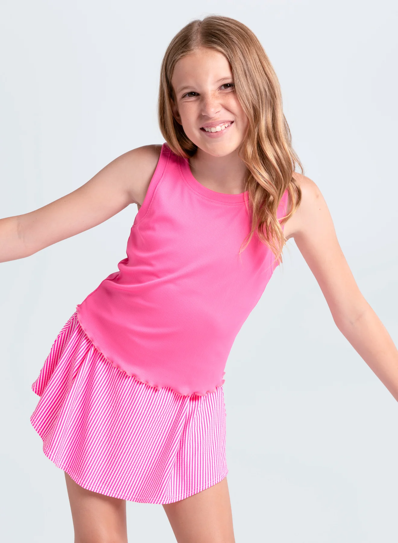 Lucky Seersucker Skirt - Girls - Image 5