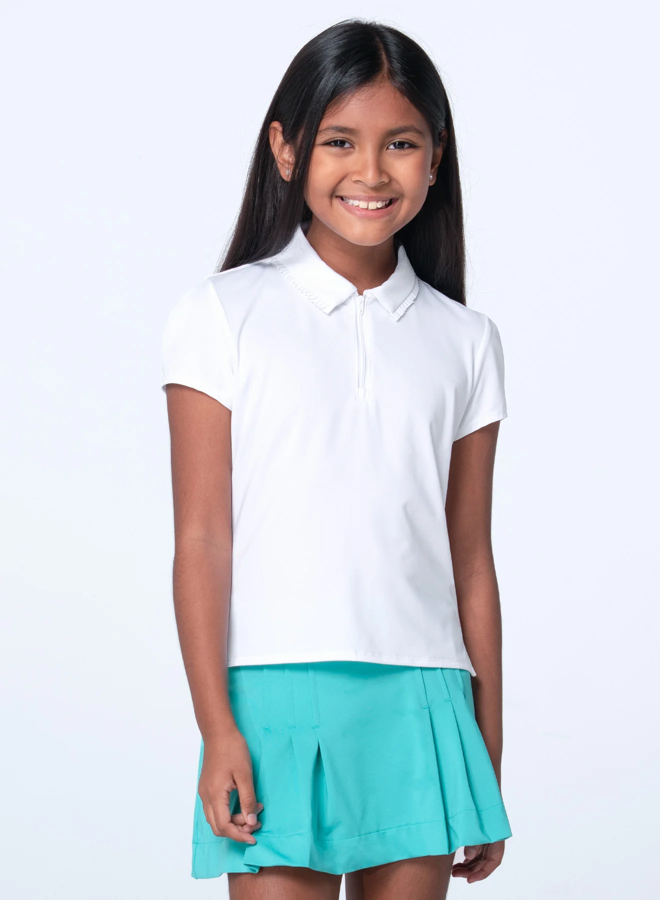Pleated Polo Short Sleeve