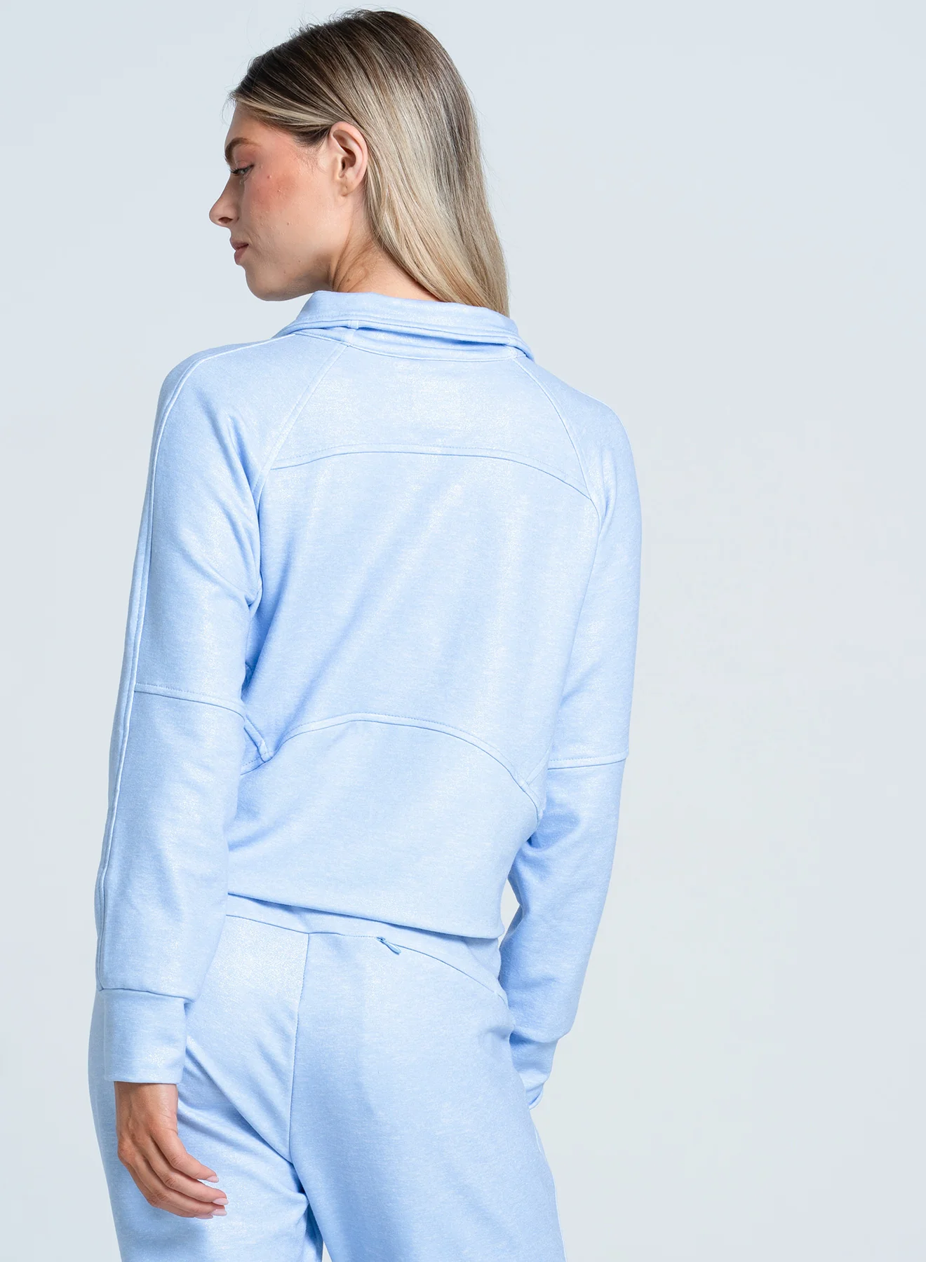 Renew Heather 1/4 Zip Long Sleeve - Image 4