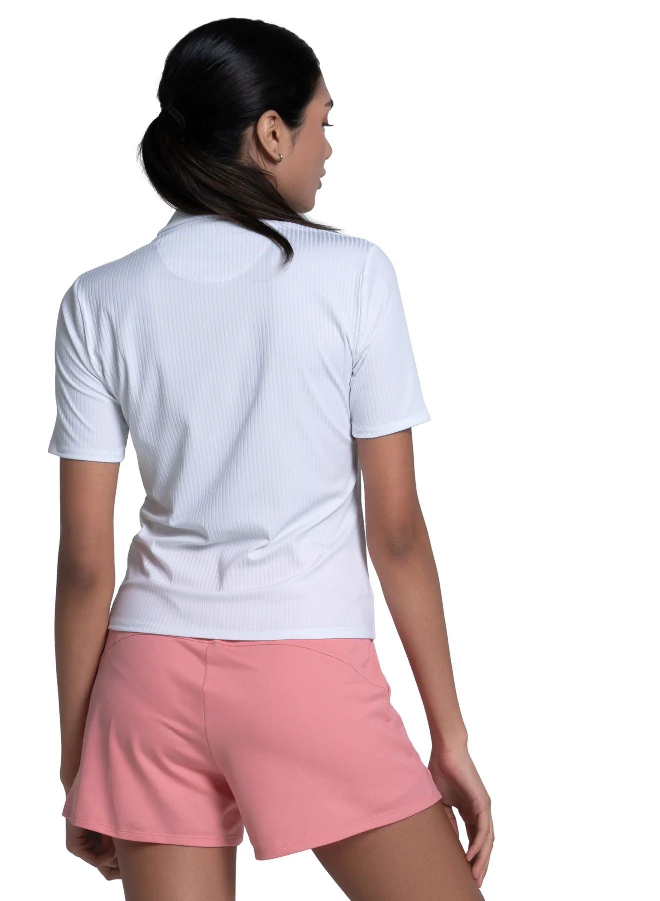 Rib Polo  Short Sleeve - Image 4