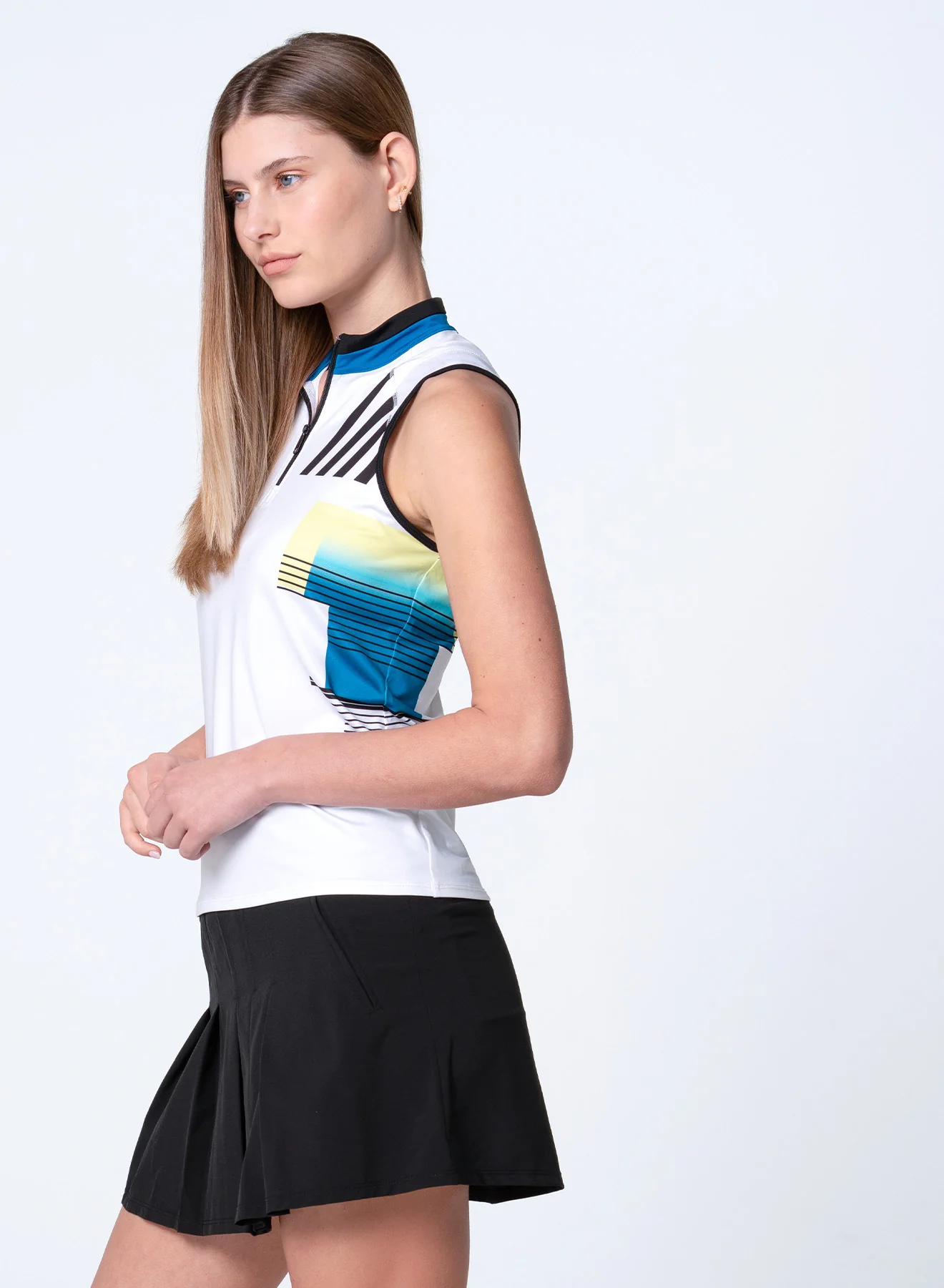 Stripe It Up Zip Tank - Image 3